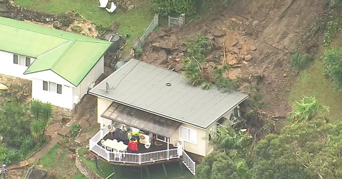 Landslide Destroys Great Mackerel Beach Home as Storms Devastate Avalon