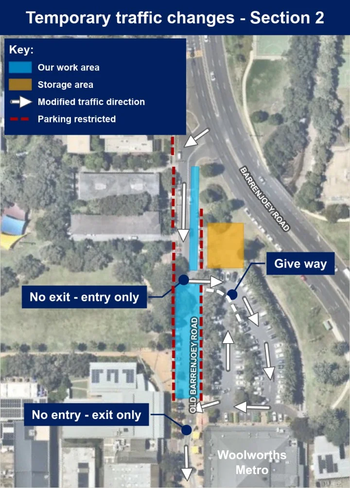 Avalon water main works
