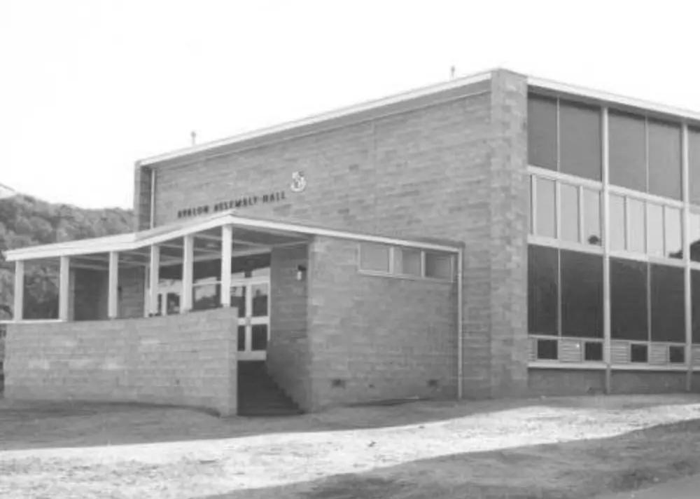 Early Avalon school building